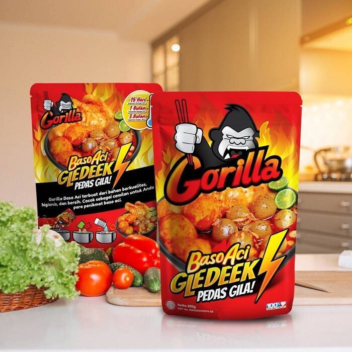 Gorilla Baso Aci Gledeek 200 Gr Gledeek