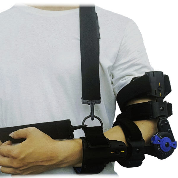 Hinge R.O.M. Elbow Brace  SUGGESTED HCPC: L3760 and L3761