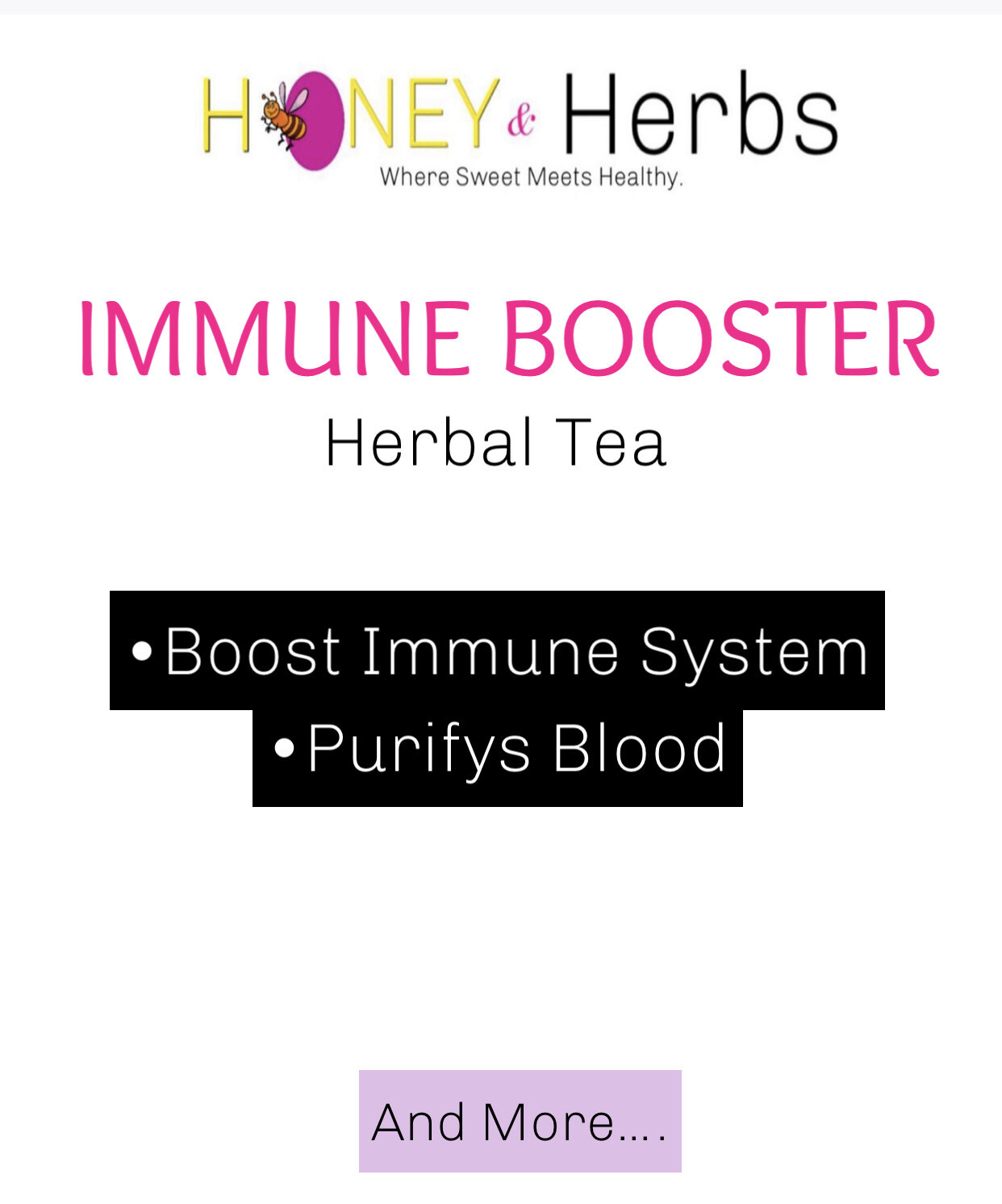 IMMUNE BOOSTER Herbal Tea