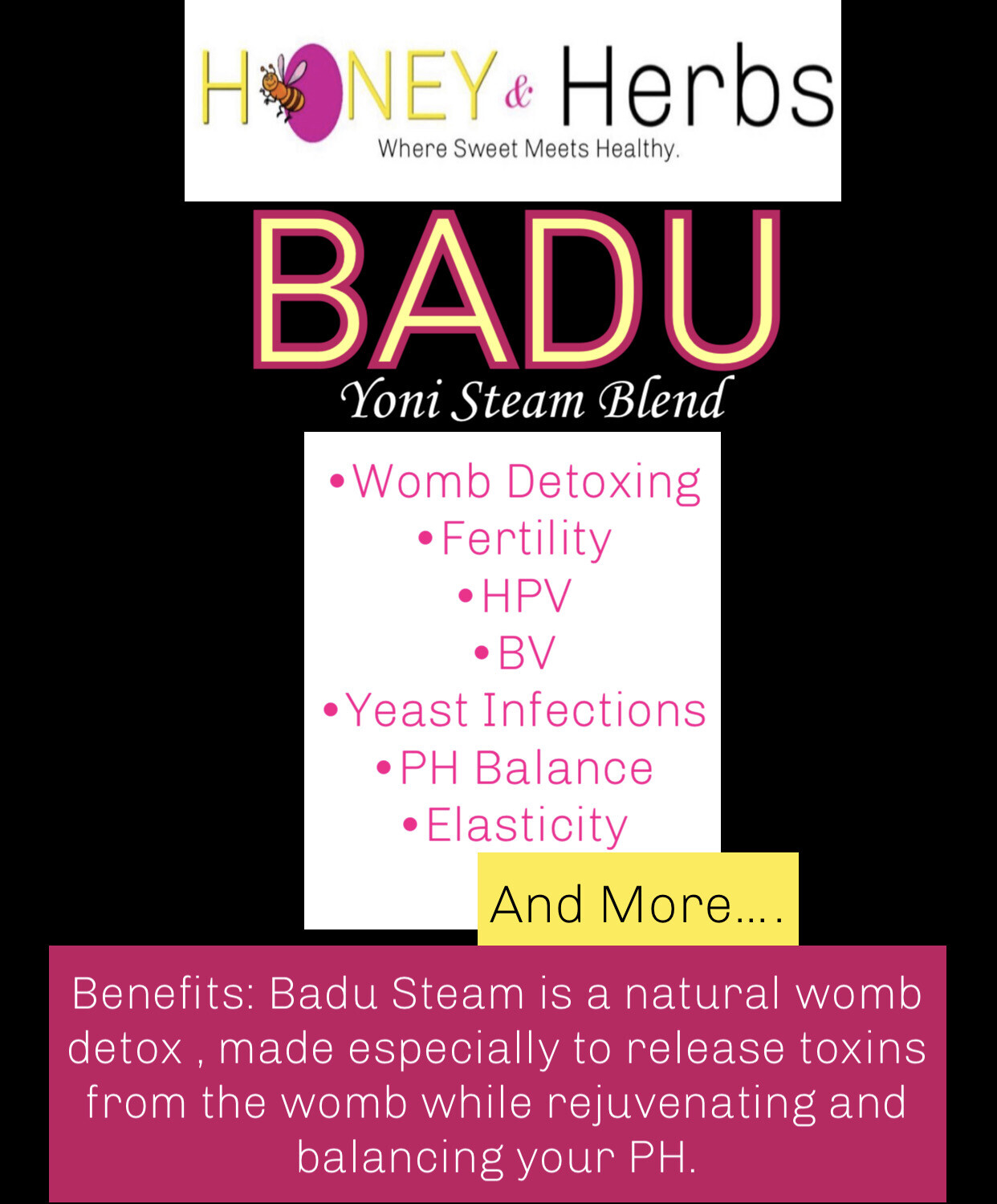 BADU Yoni Steam
