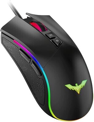 Havit RGB Gaming Mouse Wired Programmable Ergonomic USB Mice