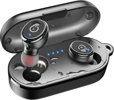 TOZO T10 Bluetooth 5.3 IPX8 Wireless Earbuds with Mic