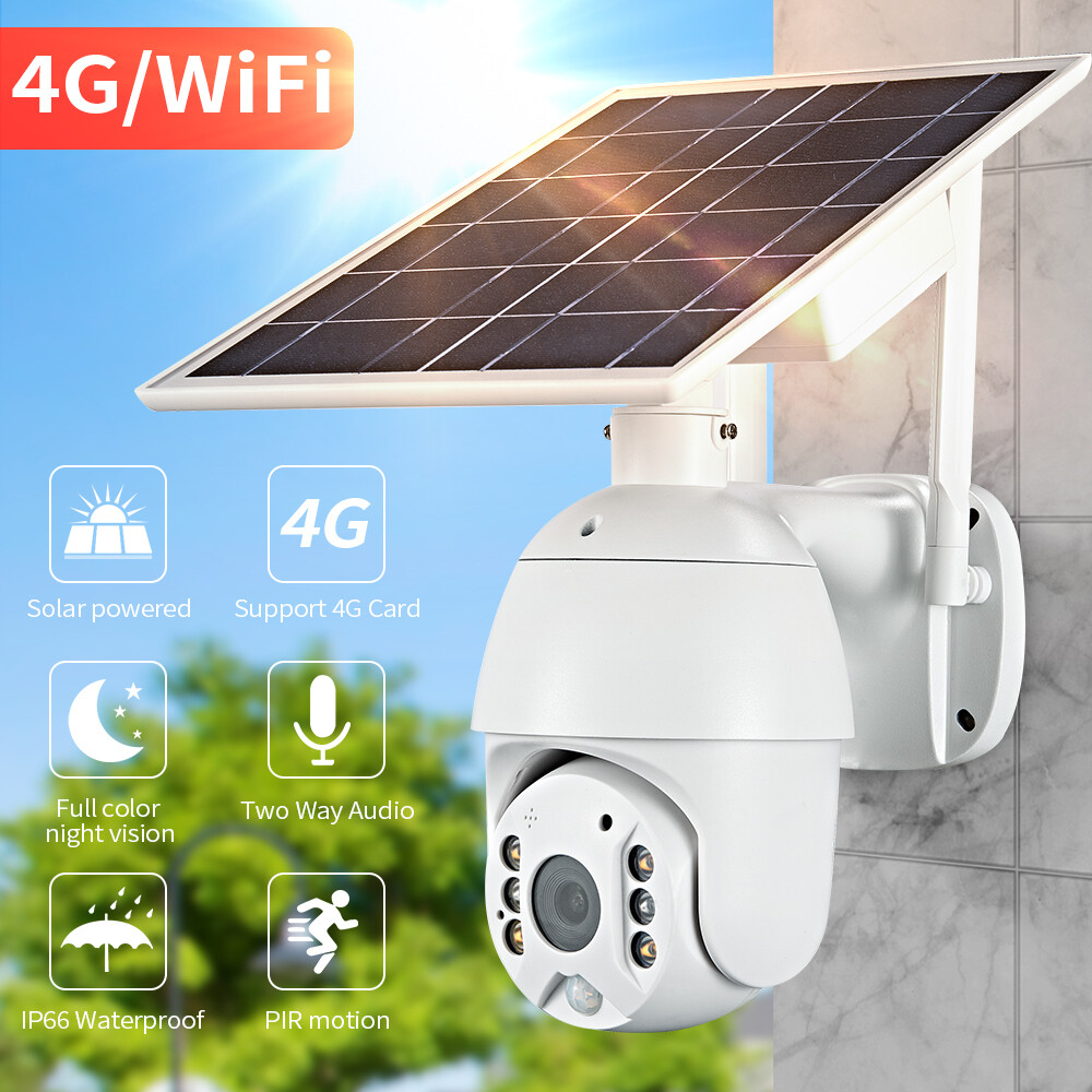 Invision Wireless Solar Powered 4G PTZ Camera