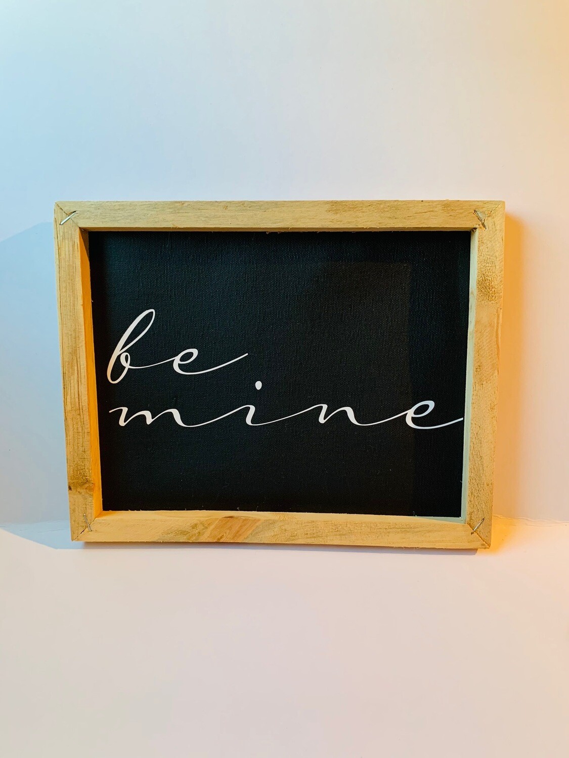 Rustic Be Mine Canvas