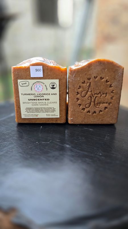 Turmeric, Licorice and Lemon Soap