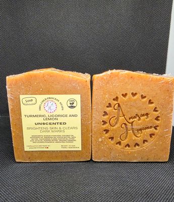 Turmeric, Licorice and Lemon Soap