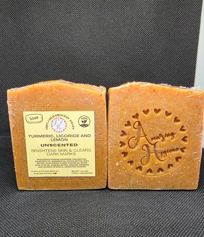 Turmeric, Licorice and Lemon Soap