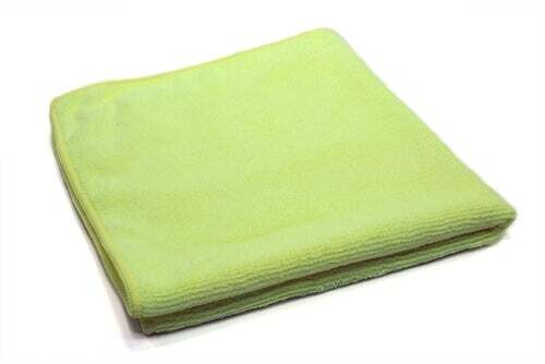 Yellow All-Purpose, Cleaning, Dusting, Wiping, Microfiber Towel (300 gsm, 16 in. x16 in.) 10 Pack
