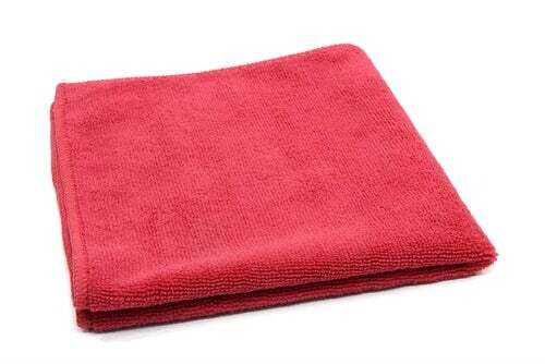 Red All-Purpose, Cleaning, Dusting, Wiping, Microfiber Towel (300 gsm, 16 in. x16 in.) 10 Pack