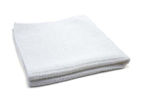 Waffle-Weave Microfiber Towel (400 gsm, 16 in. x 16 in.) - Windows, Glass, Hand Towel 10 Pack