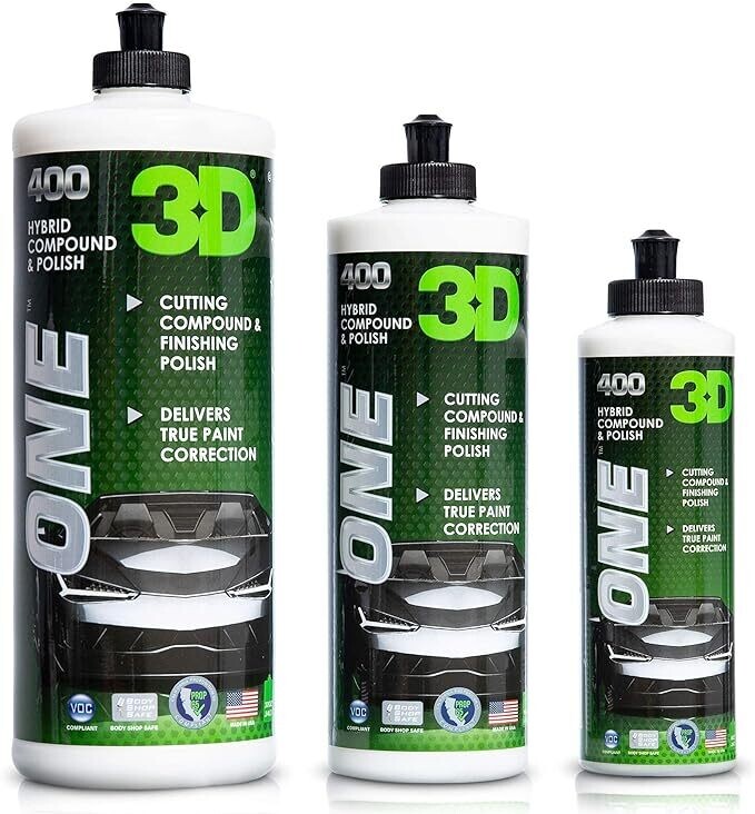 3D Compound &amp; Finishing Polish 32oz