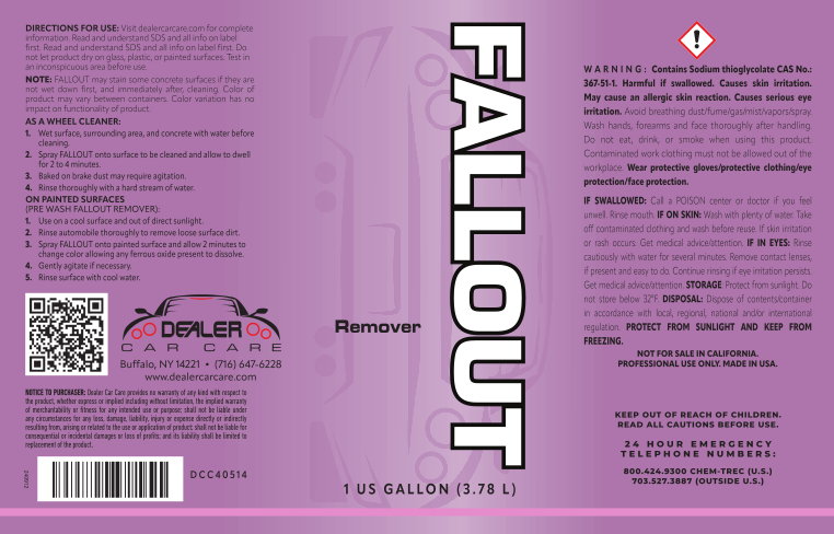 Fallout - Remover Gallon