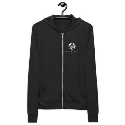 Unisex zip hoodie - Black