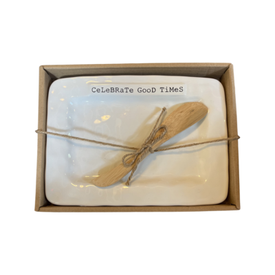 Celebrate Good Times Platter with Spreader