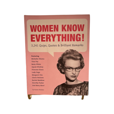 Women Know Everything book