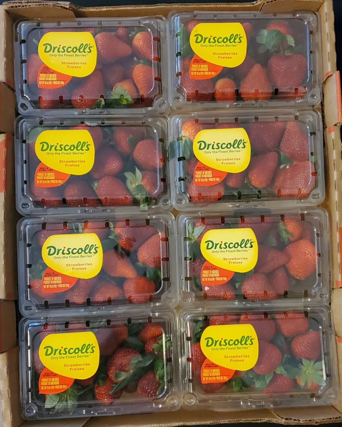 Strawberries Boxes (8 - Pkg)