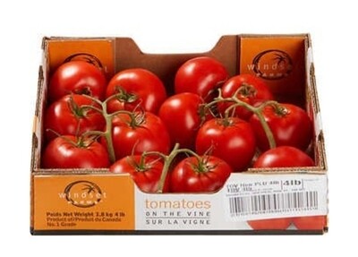 Tomatoes On-The-Vine Boxes - 24lbs