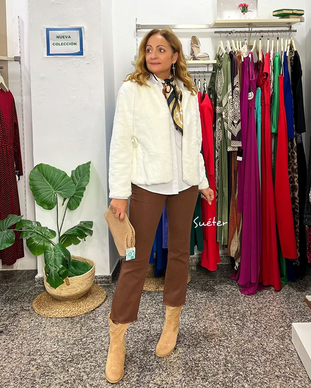 ABRIGO PELO blanco ABRIGO PELO blanco