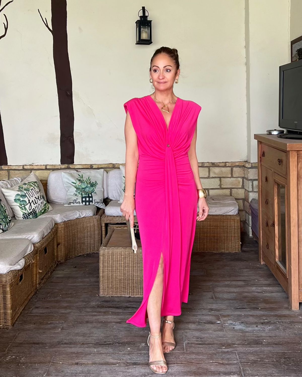 VESTIDO DUBAI fucsia