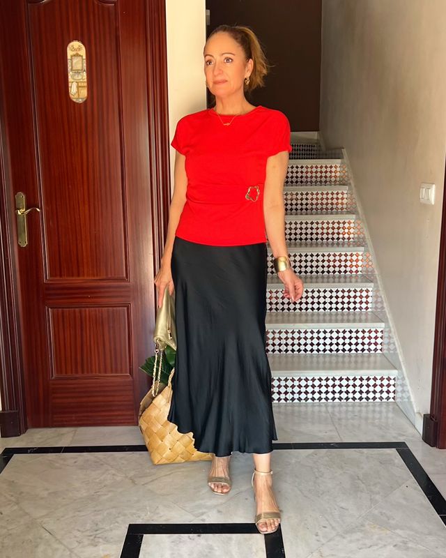 CAMISETA LEIRE roja