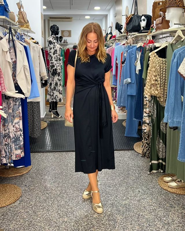 VESTIDO CALA negro