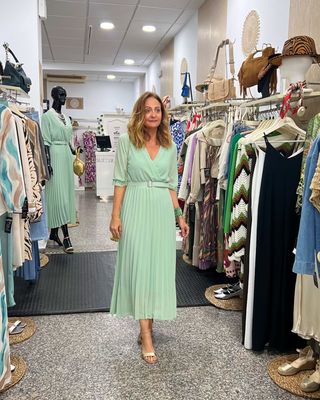 VESTIDO MINATU verde