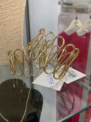 Brazalete dorado y plateado