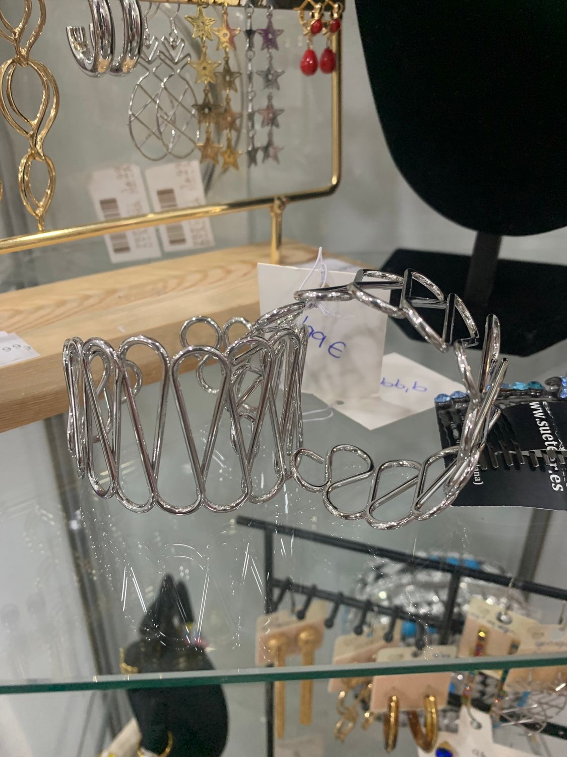 Brazalete plateado