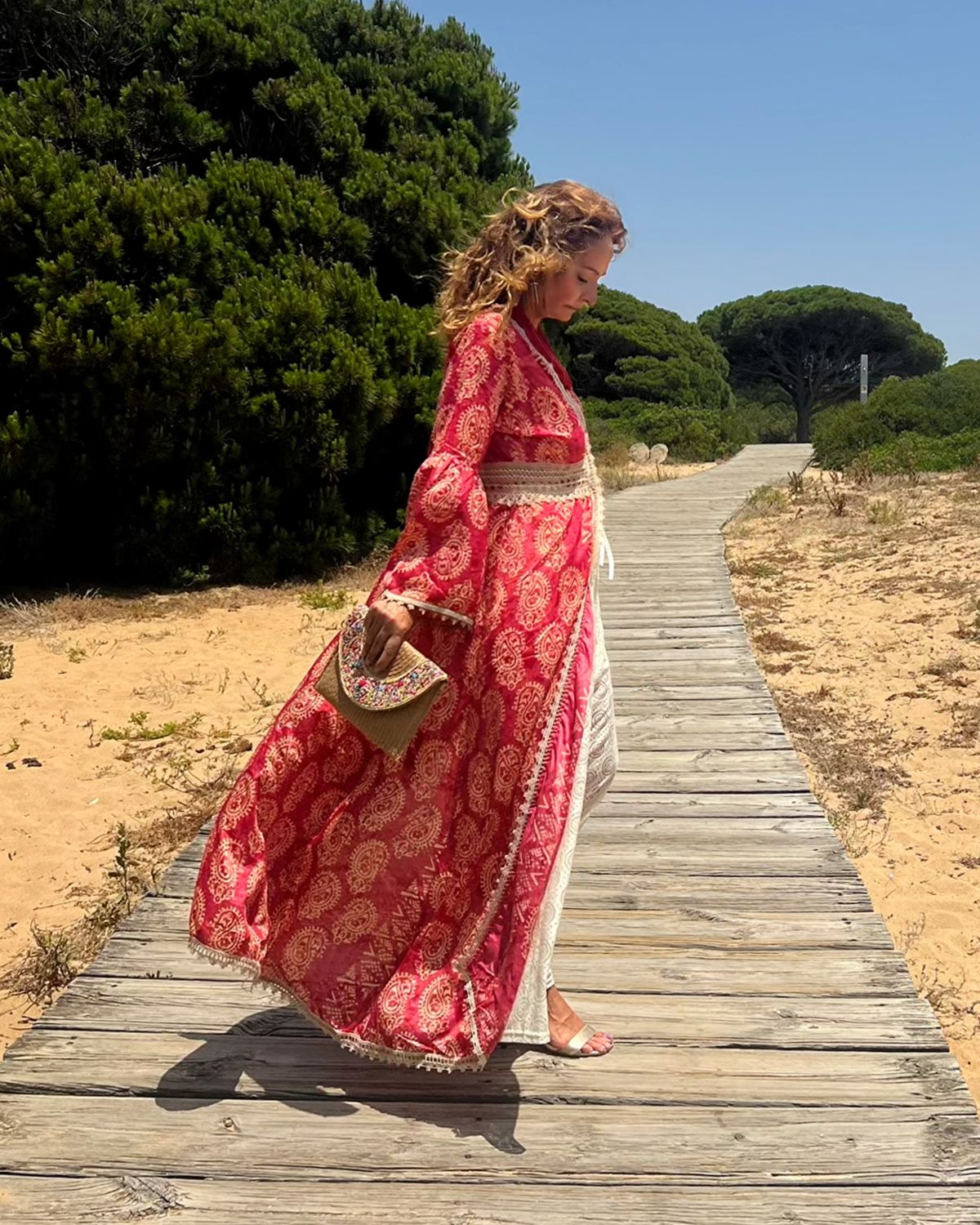 KIMONO CERDEÑA rojo