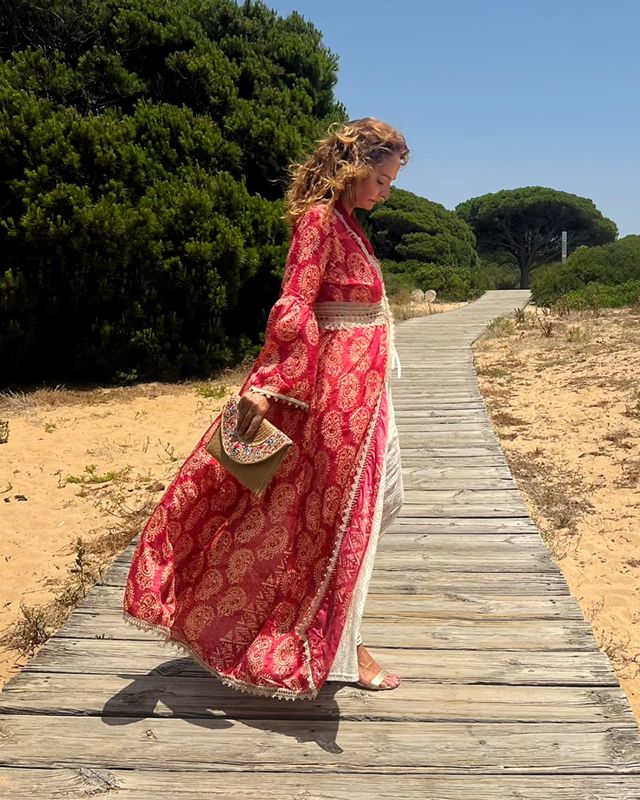 KIMONO CERDEÑA rojo