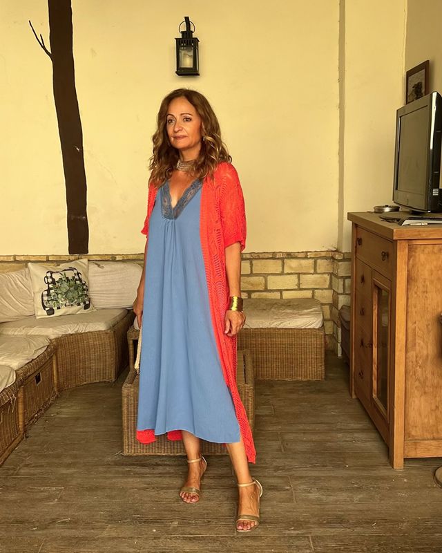 KIMONO HILO coral