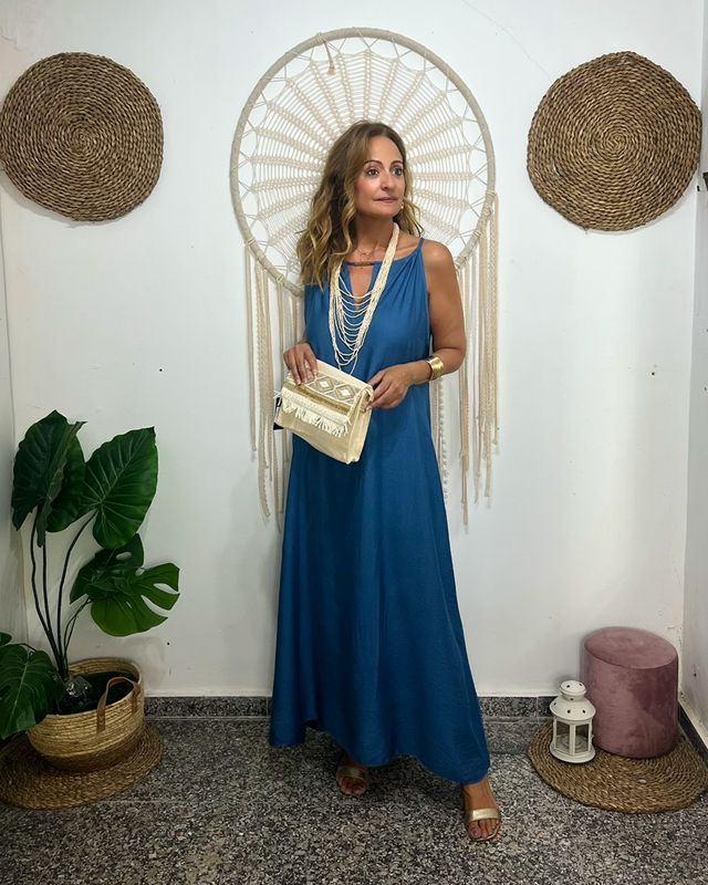 Vestido FLORINDA azul