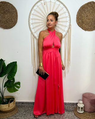 Vestido DONA coral