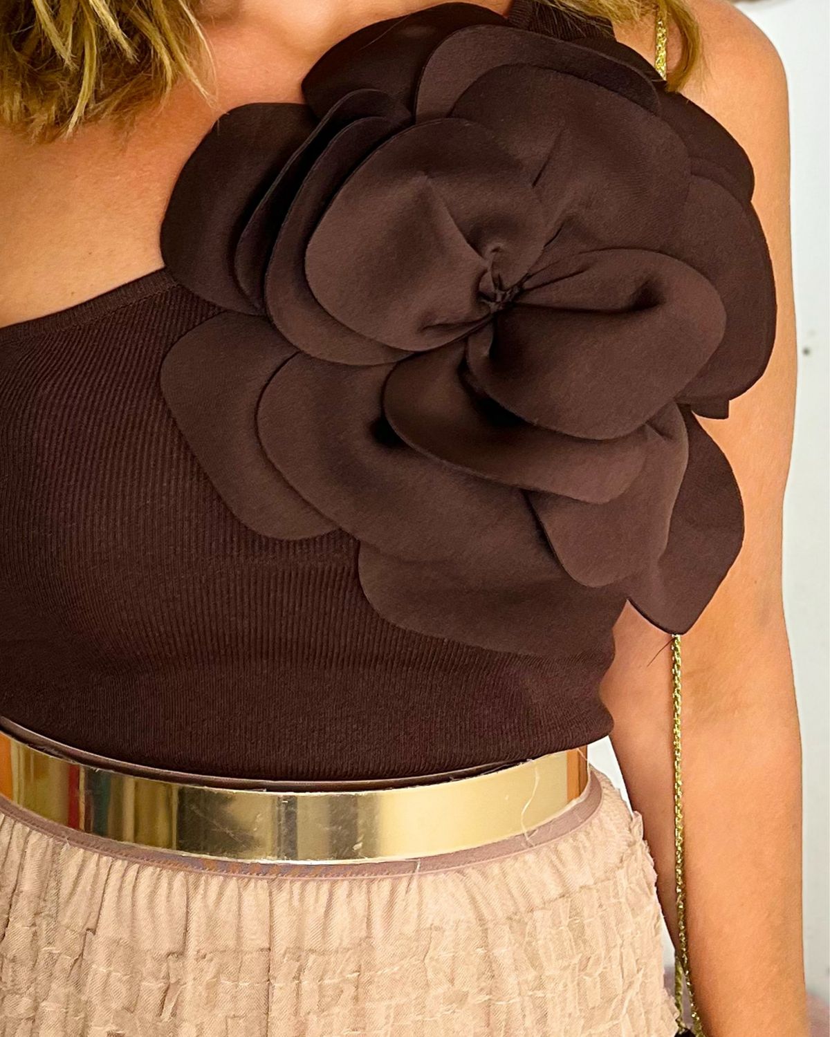 Top FLOR chocolate Top FLOR chocolate