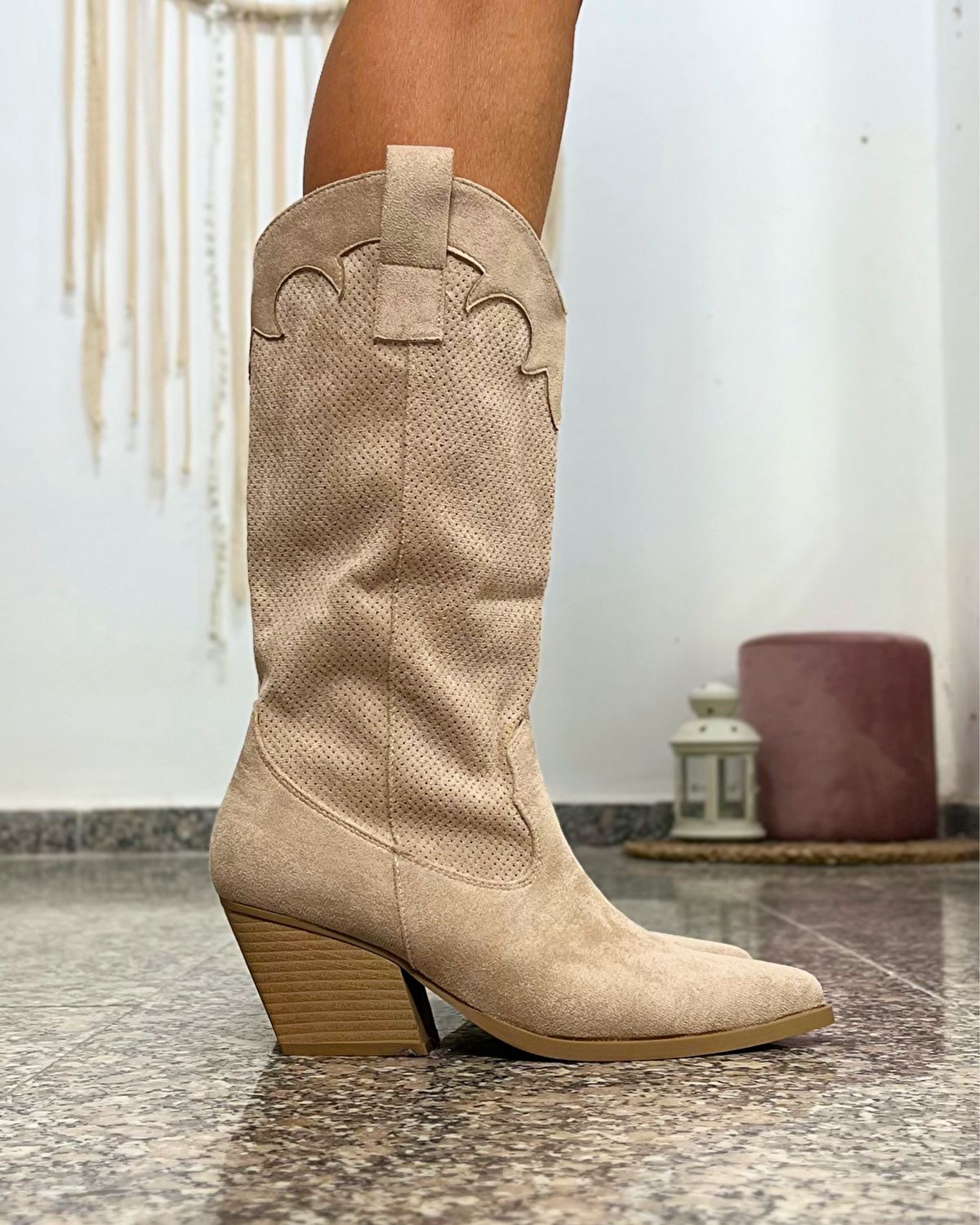 Bota COWBOY beige