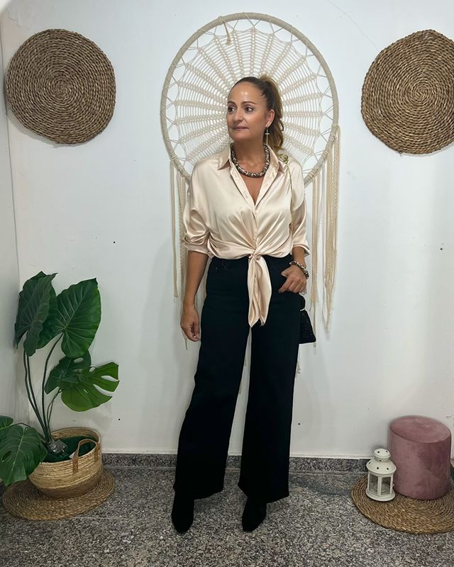 Vaquero WIDE LEG negro