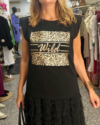 Camiseta ANIMAL negra