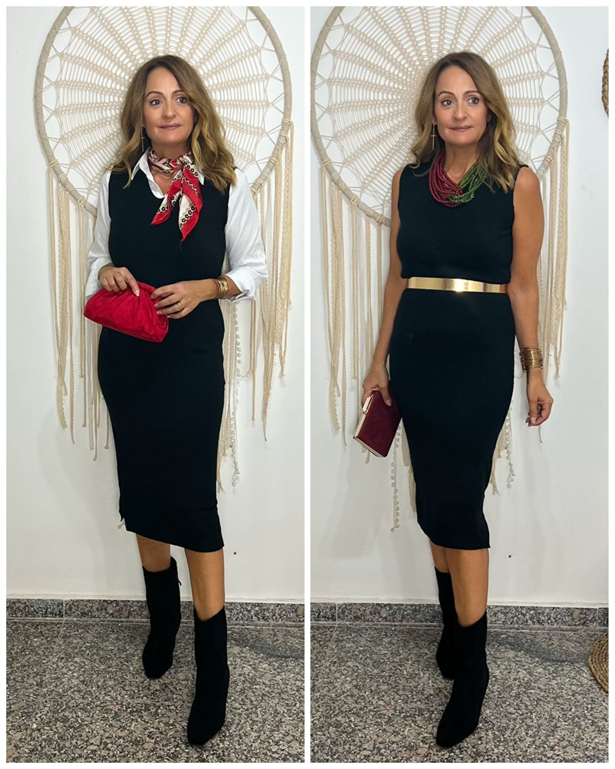 Vestido CHALECO negro