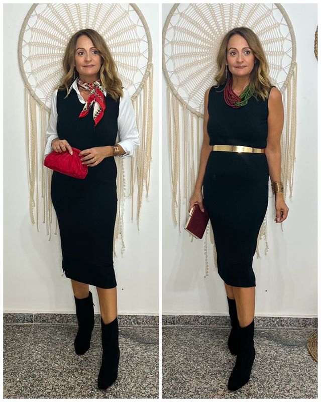 Vestido CHALECO negro Vestido CHALECO negro