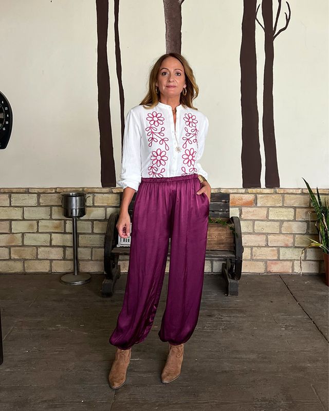 Blusa BORDADA blanca