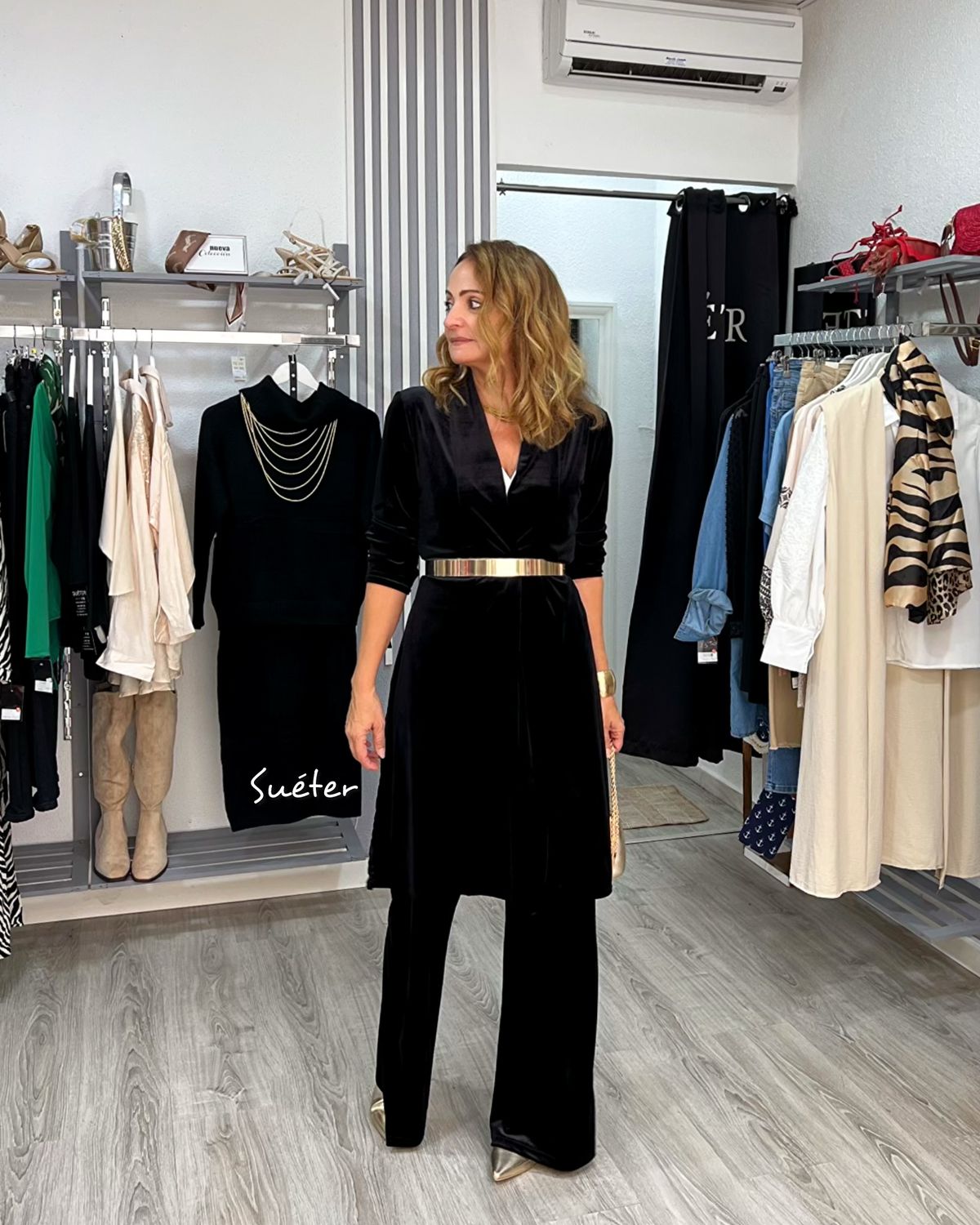 Palazo TERCIOPELO negro Palazo TERCIOPELO negro