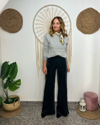 Palazo TERCIOPELO gris Palazo TERCIOPELO gris