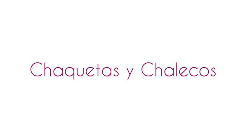 Chaquetas, chalecos y abrigos