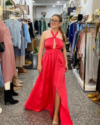 Vestido DONA coral Vestido DONA coral