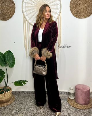 Levita TERCIOPELO burdeos Levita TERCIOPELO burdeos