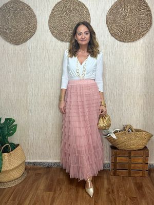 Falda TUL rosa Falda TUL rosa