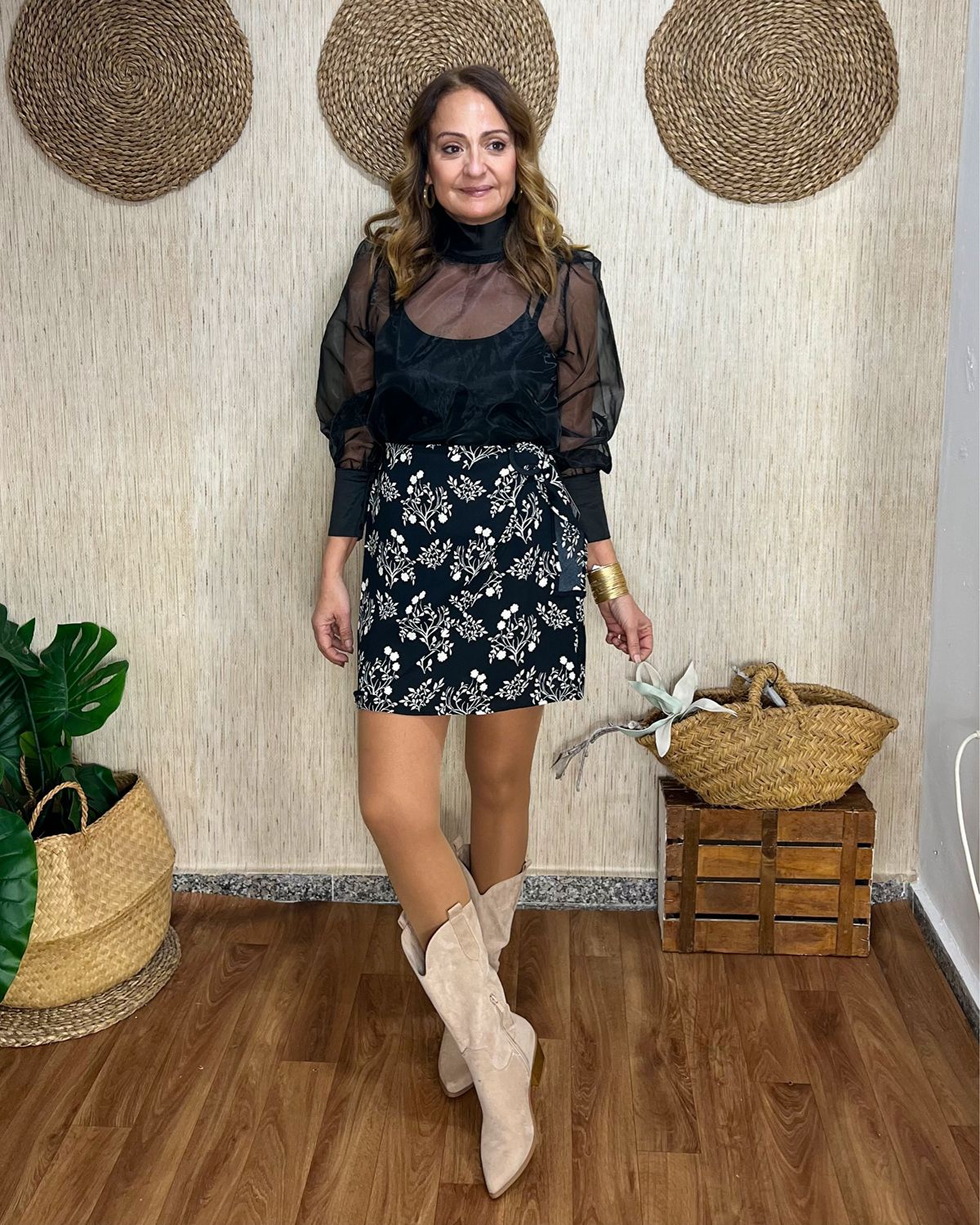 Falda BULGARIA negra Falda BULGARIA negra