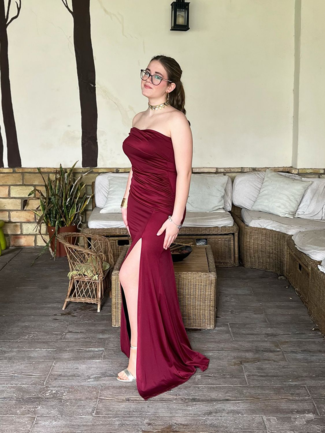 Vestido SOFÍA vino Vestido SOFÍA vino