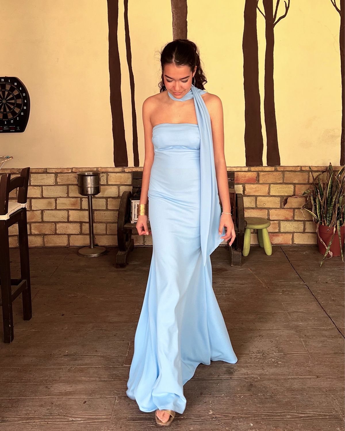 Vestido MARTINA celeste Vestido MARTINA celeste