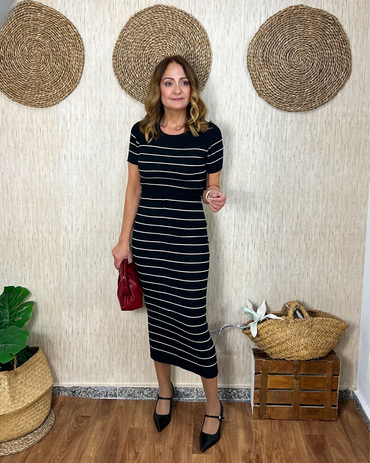 Conjunto RAYAS negro